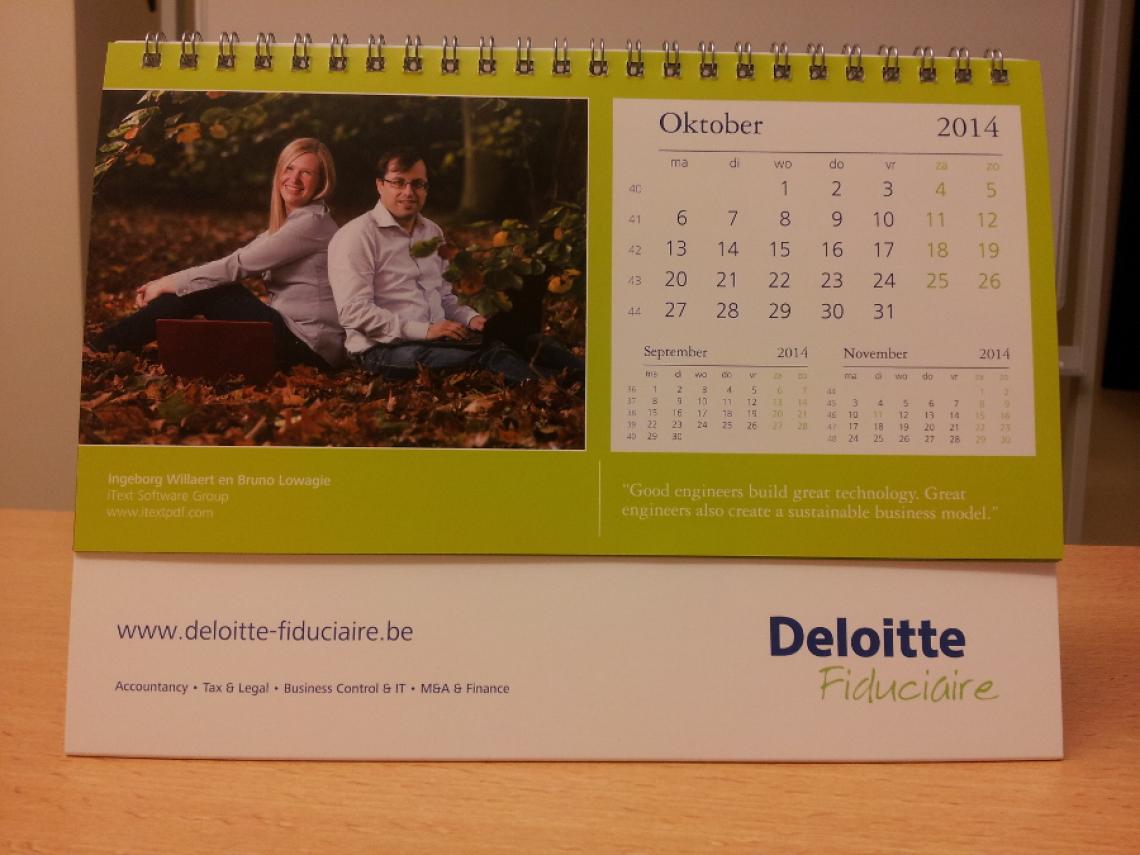 Deloitte Calendar - October 2014
