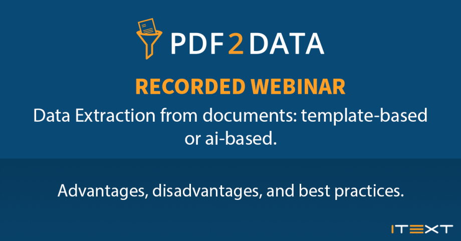 pdf2Data Recorded Webinar