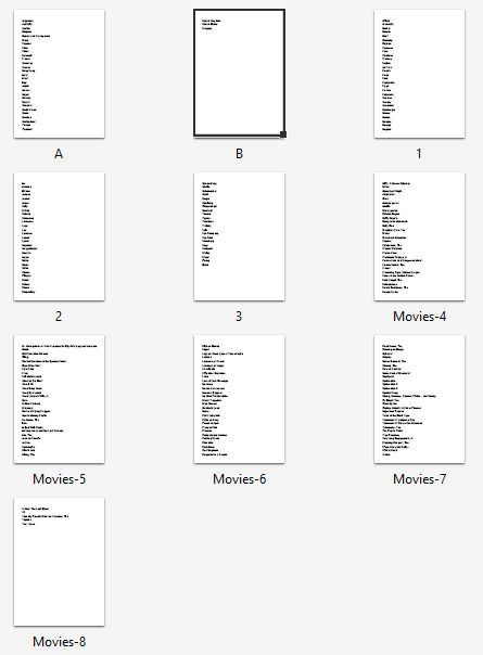 Pages with page labels