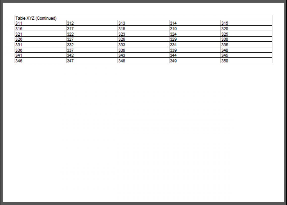 How to add "continue on next page" / "continued from next page" to