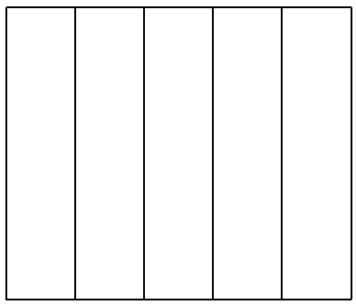 table with only vertical borders