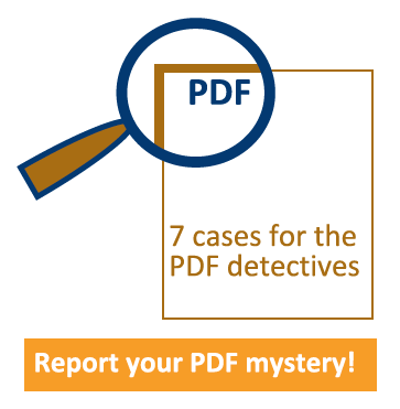 PDF detectives