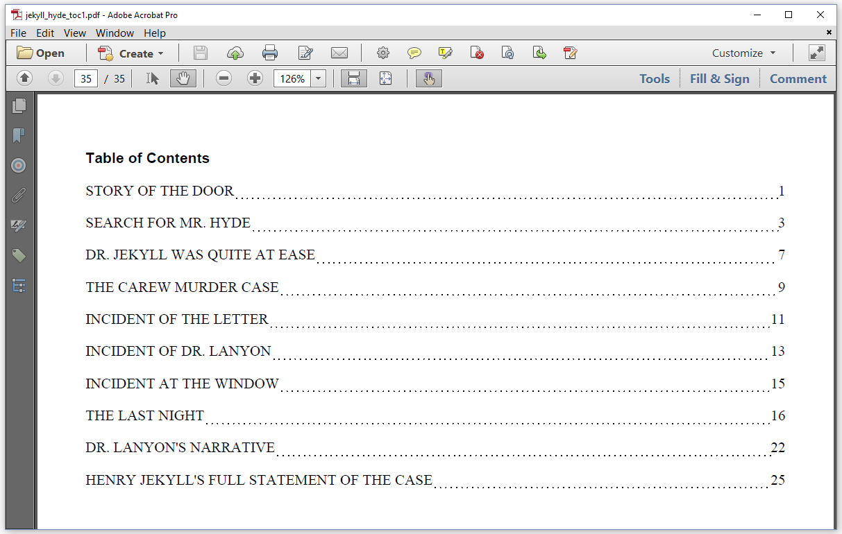 pdf generation - Merge documents to create TOC in iText (Java