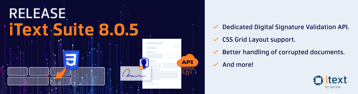 Blog banner 1140x300_iText Suite 8.0.5 release