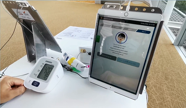 An example VSM Kiosk in operation, where the required reports can be generated