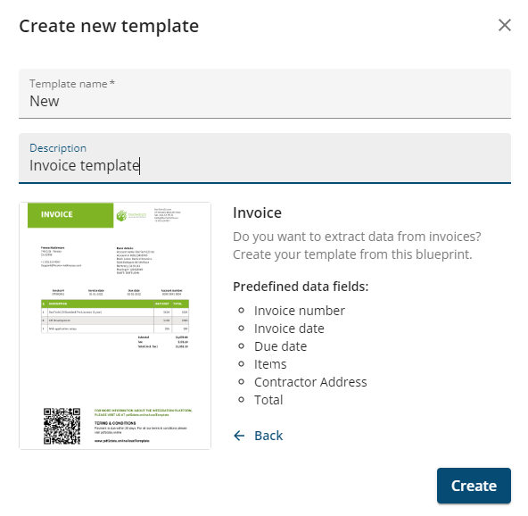 iText pdf2Data Blueprint