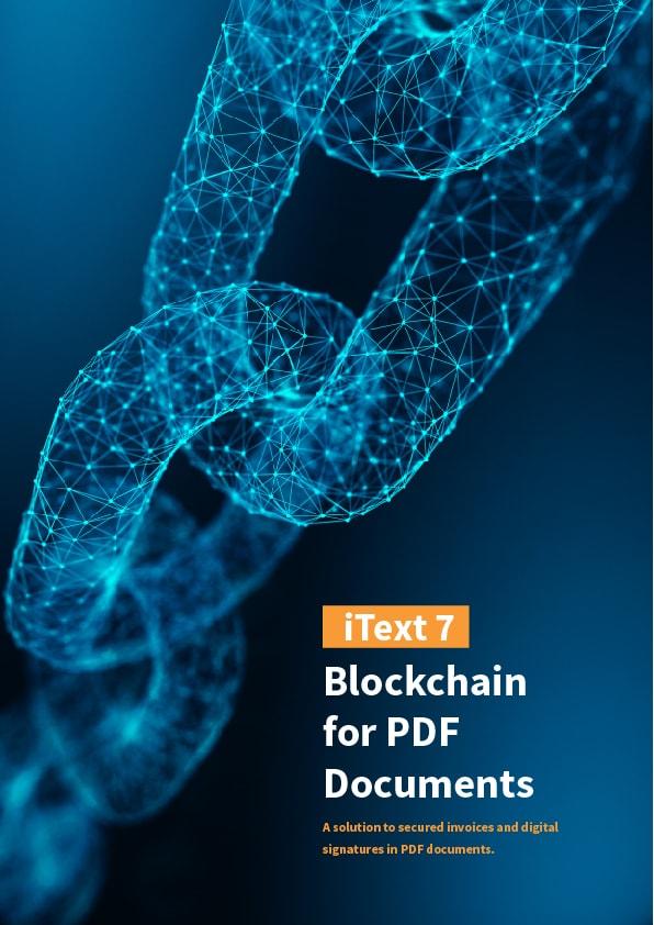 eBook cover Blockchain for PDF Documents