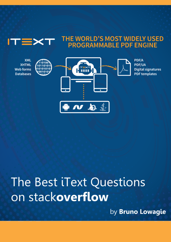 eBook cover Best iText Questions on StackOverflow