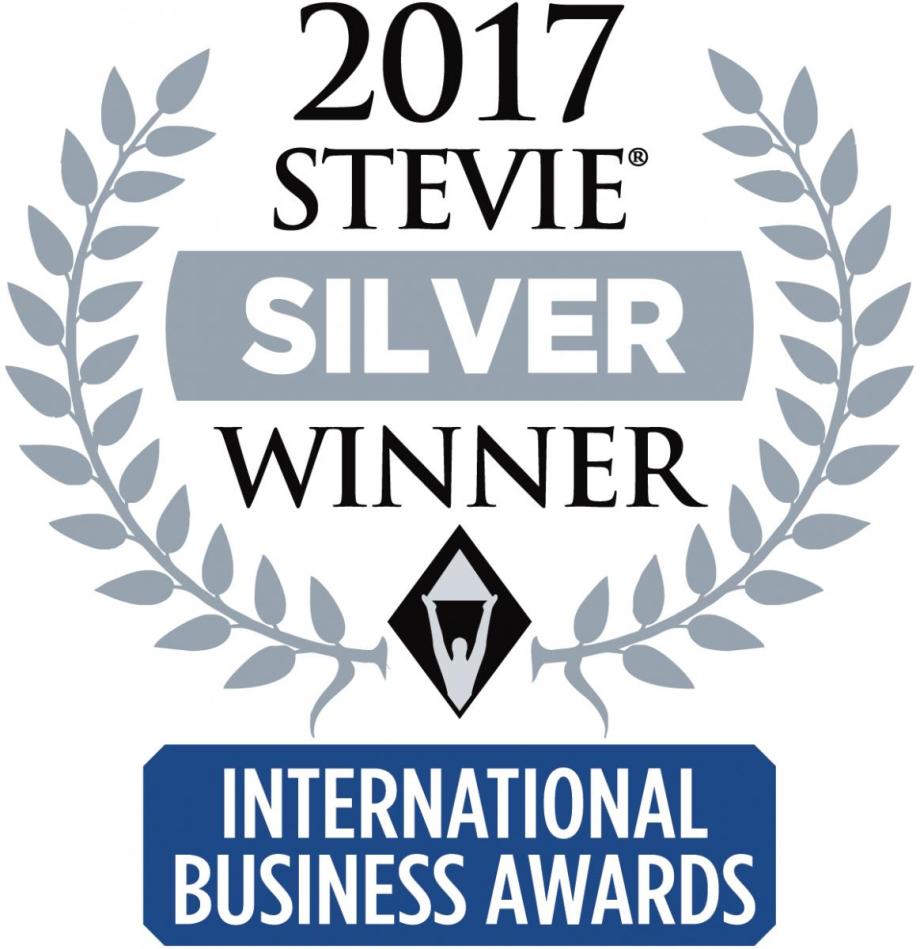 2017 Stevie Silver Winner; International Business Awards