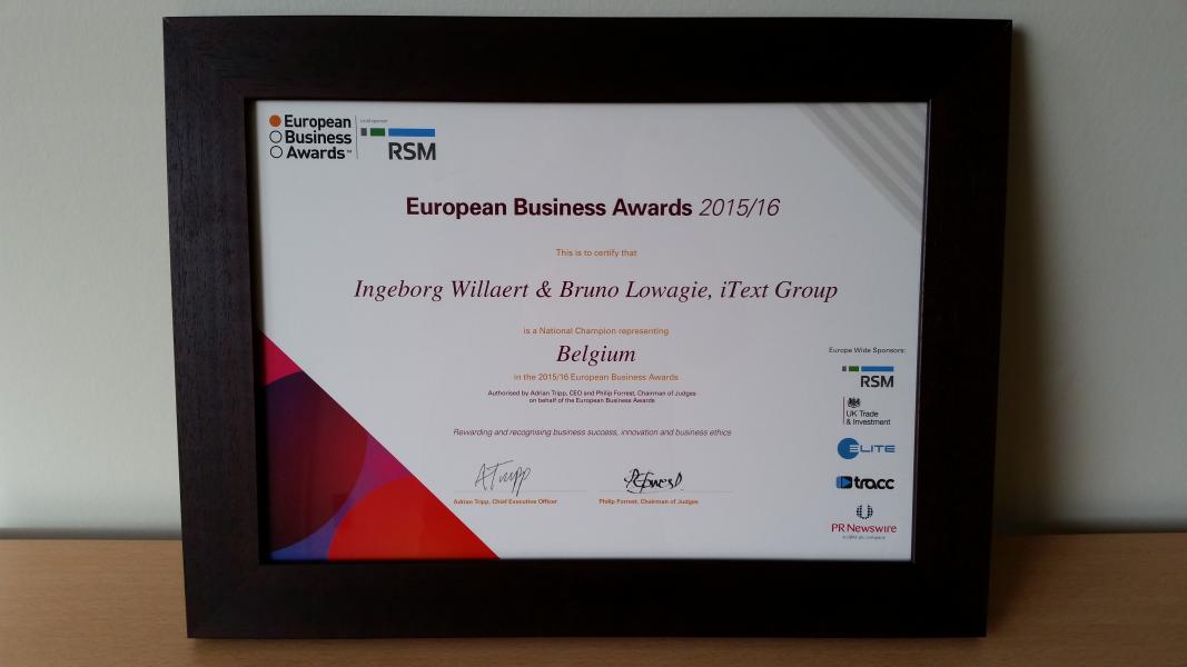 European Business Award 2016