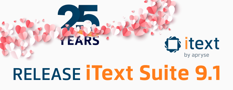 iText Suite 9.1 25th Annniversary Release