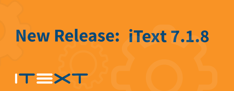 iText 7.1.8.