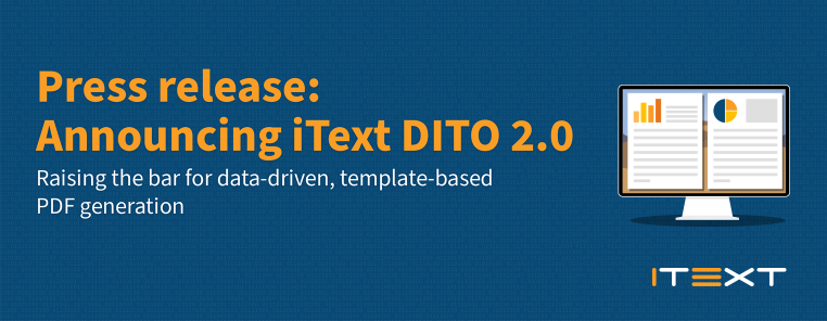 iText DITO 2.0 Press Release Image