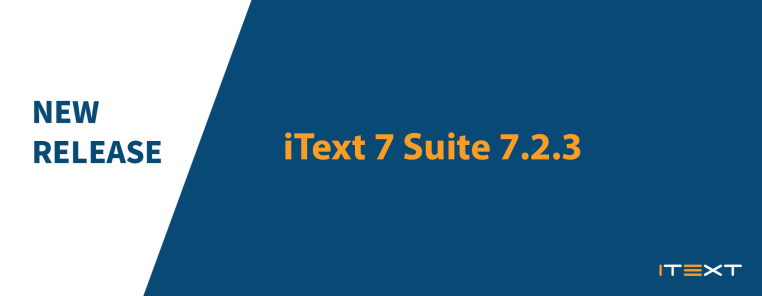 iText 7.2.3 release