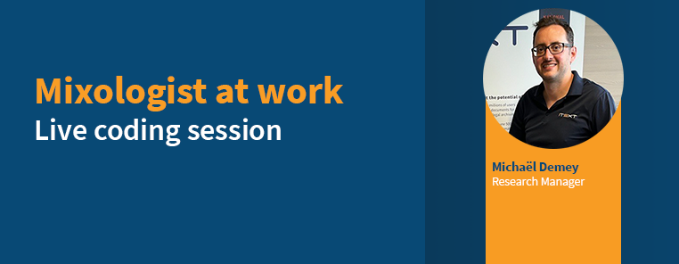 Mixologist at work - Live coding session