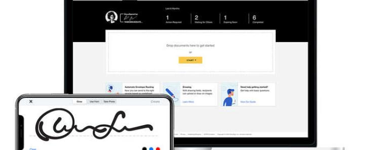 DocuSign's eSignature platform allows you to send and sign documents on-the-go